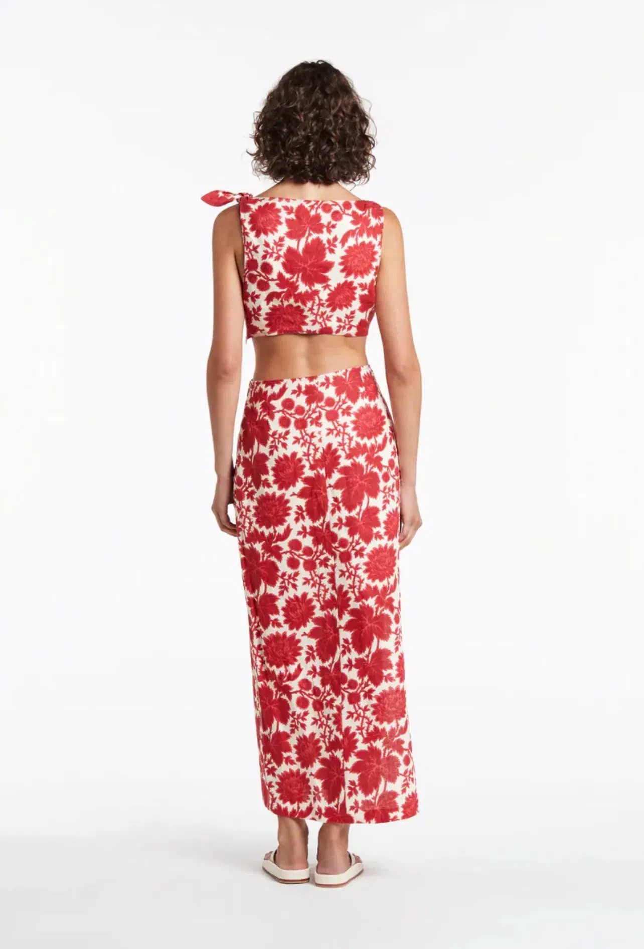 Sir the Label Cinta Knot Dress Floral Size 1 / Au 8 - Image 2