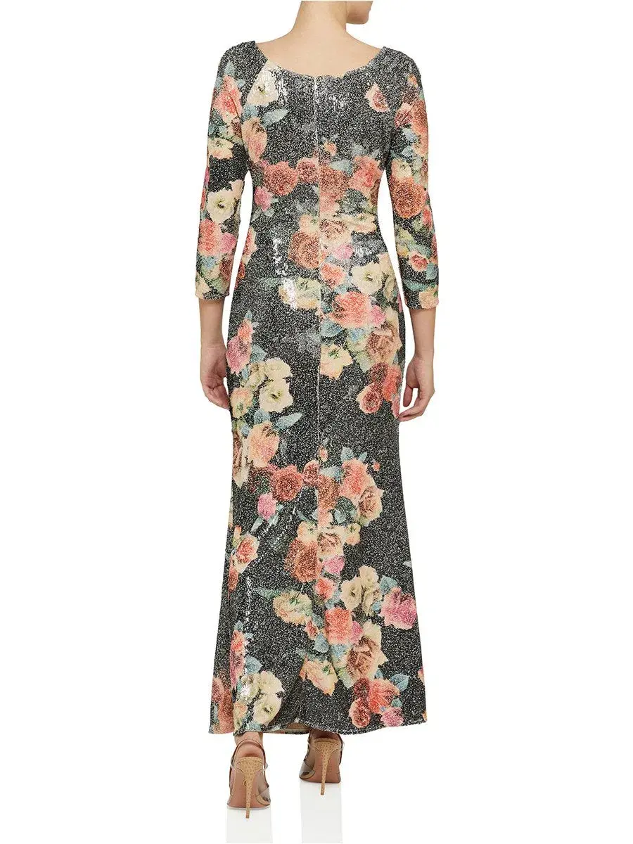 Moss and Spy Matisse Gown Floral Size 10 - Image 2