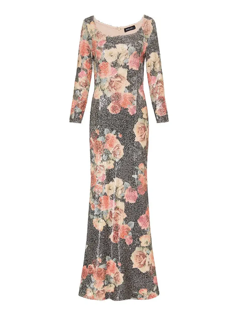 Moss and Spy Matisse Gown Floral Size 10 - Image 4