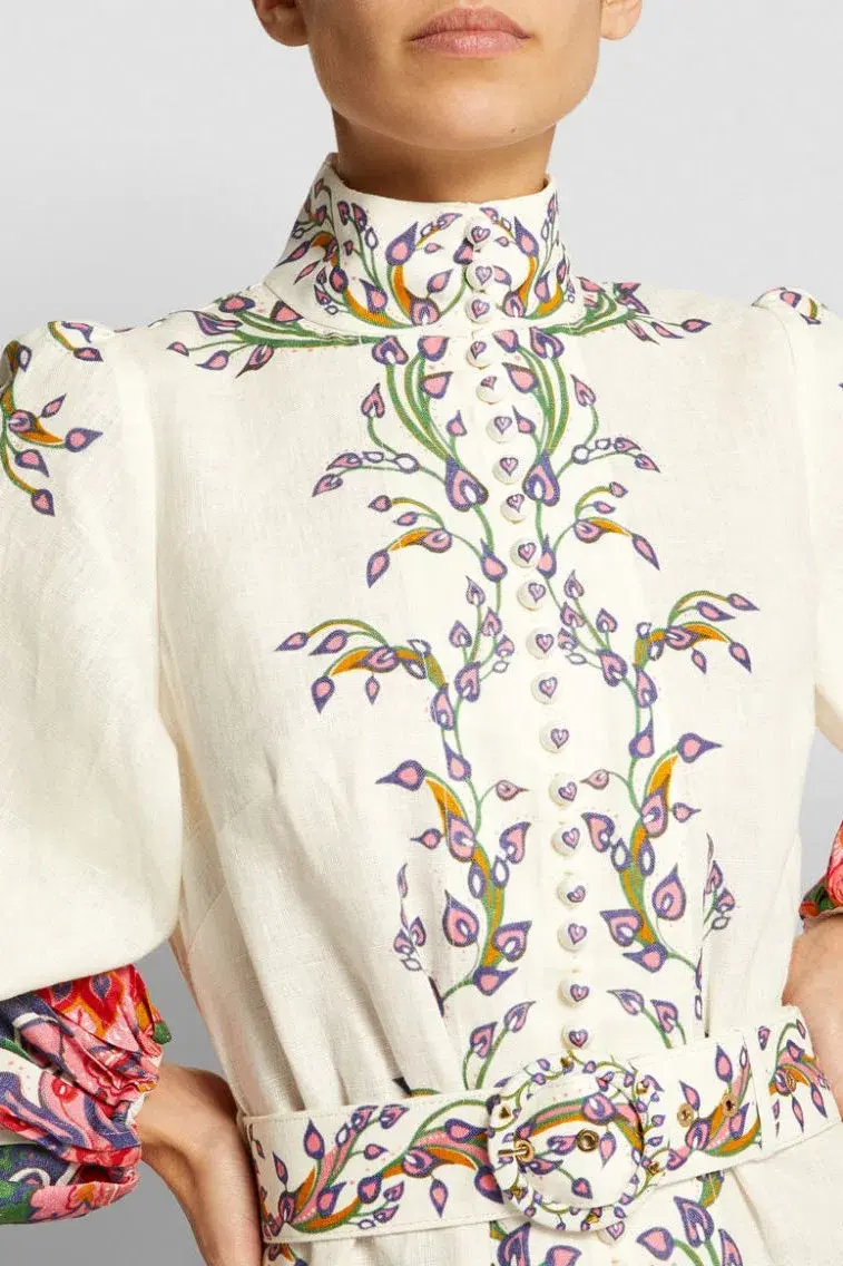 Zimmermann Lovestruck Mini Dress Tunic Size 3/AU 14 for rent on The Volte - main image