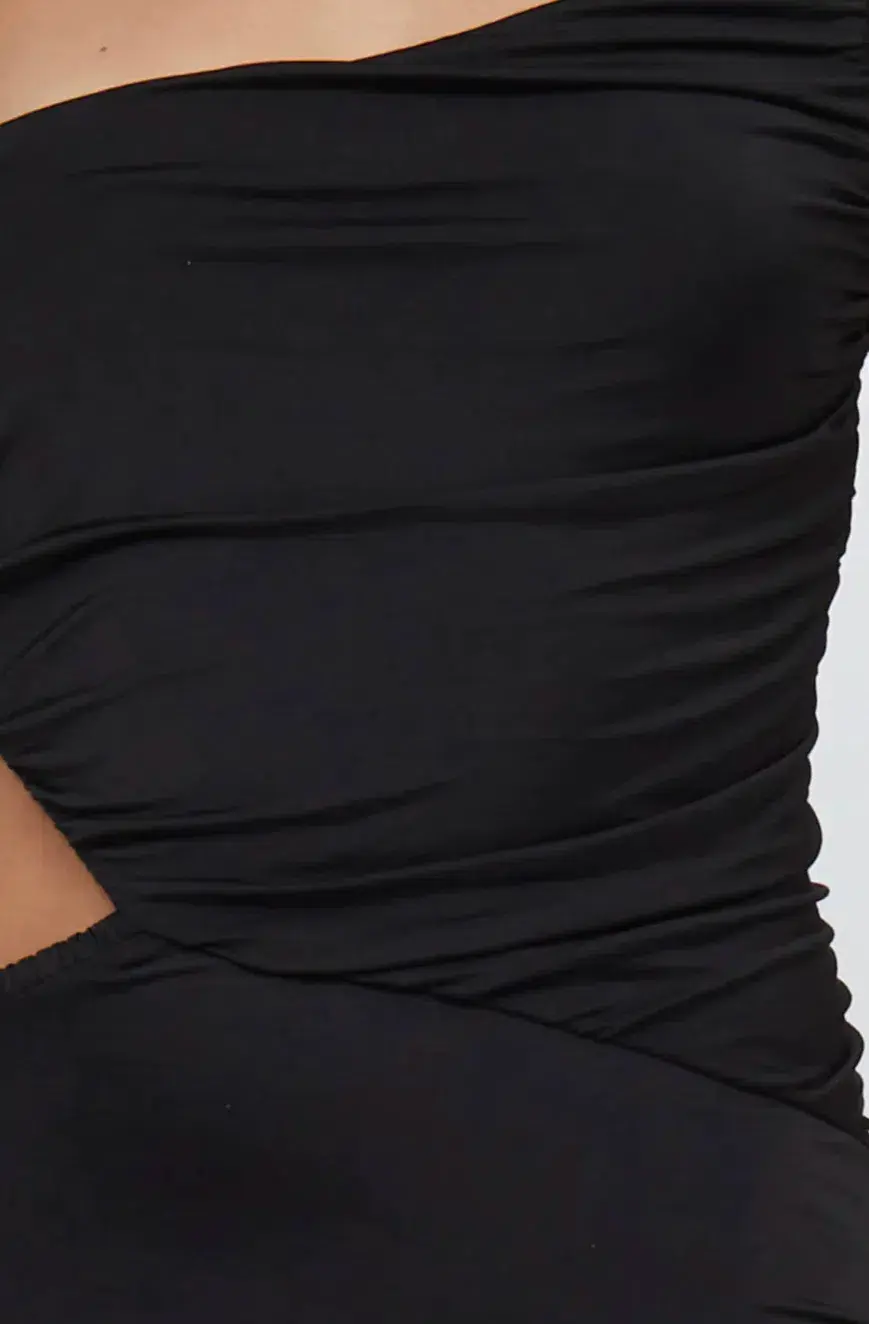Bec and Bridge Ariel Asym Maxi Dress Black Size 6 - Image 5