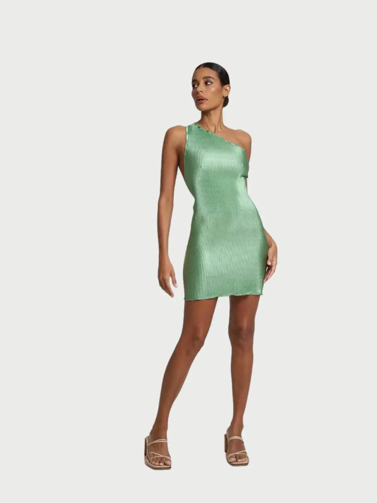 L’IDEE Naomi Mini Dress Sea Green Size 10 - Image 1