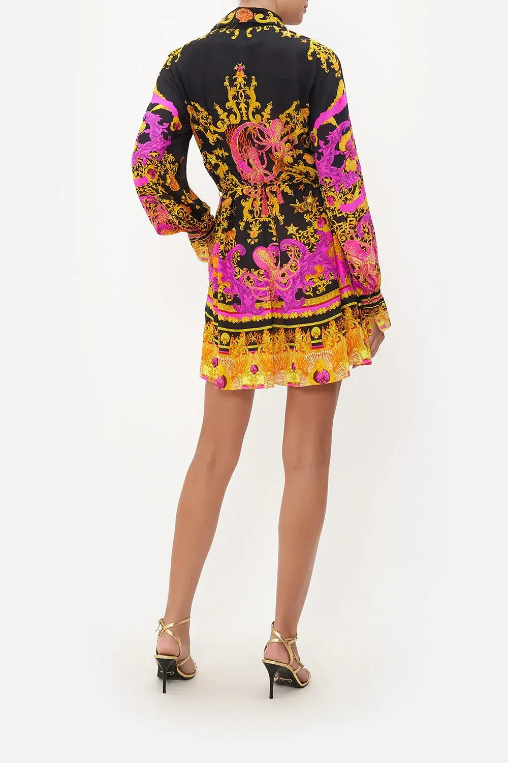 Camilla Shift Shirt Dress Octopia Size 6 for rent on The Volte - main image