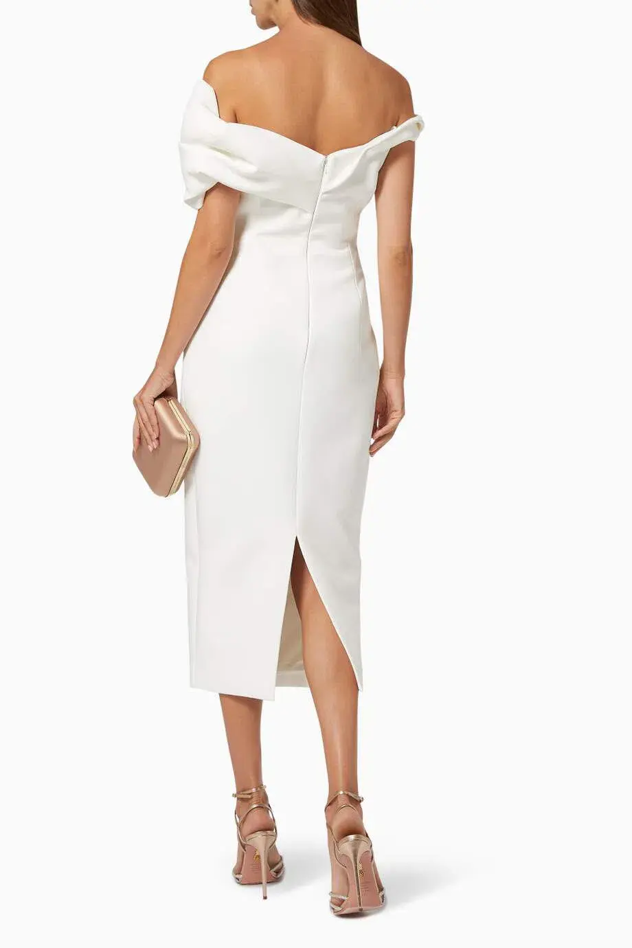 Rachel Gilbert Matteo Dress Ivory Size 8 - Image 4