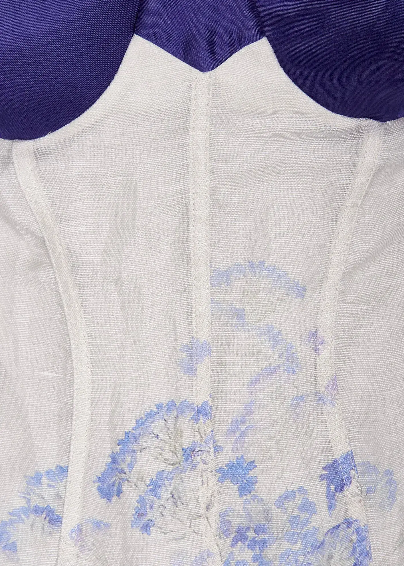 Zimmermann Luminous Tiered Gown Dress Corn Flower Print Size 2 / AU 12 - Image 3
