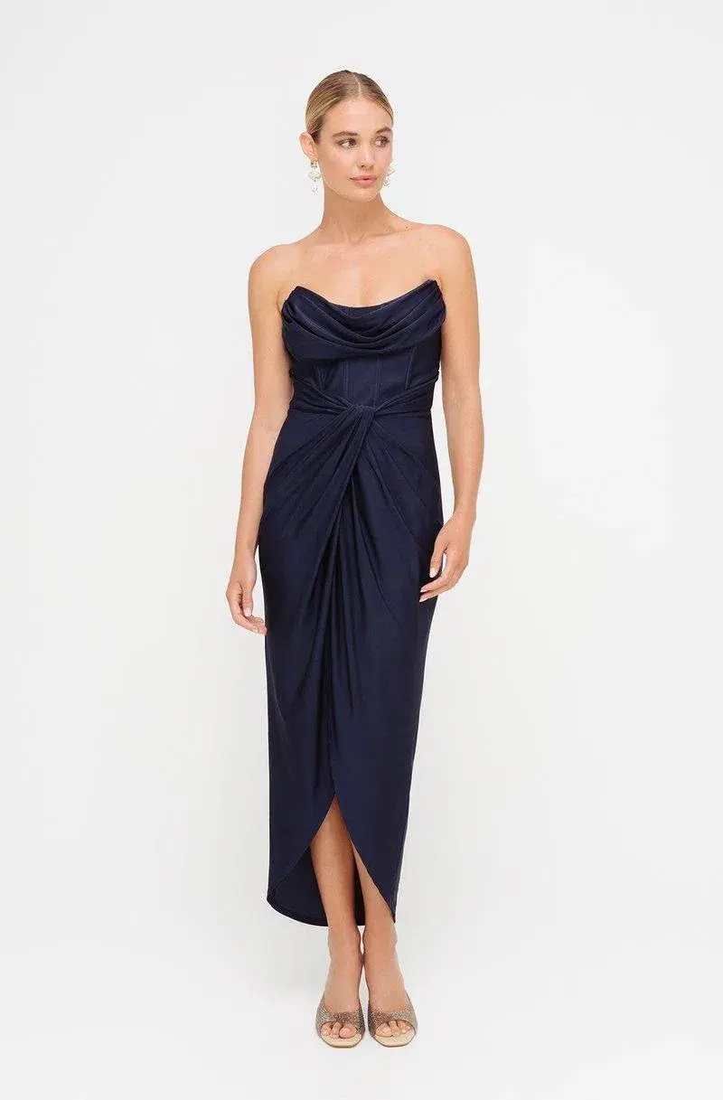 Sheike Cosmopolitan Dress Navy Size 10 - Image 3
