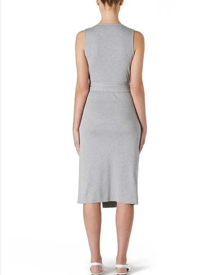 Viktoria and Woods Paloma Wrap Dress Grey Size 8 - Image 3