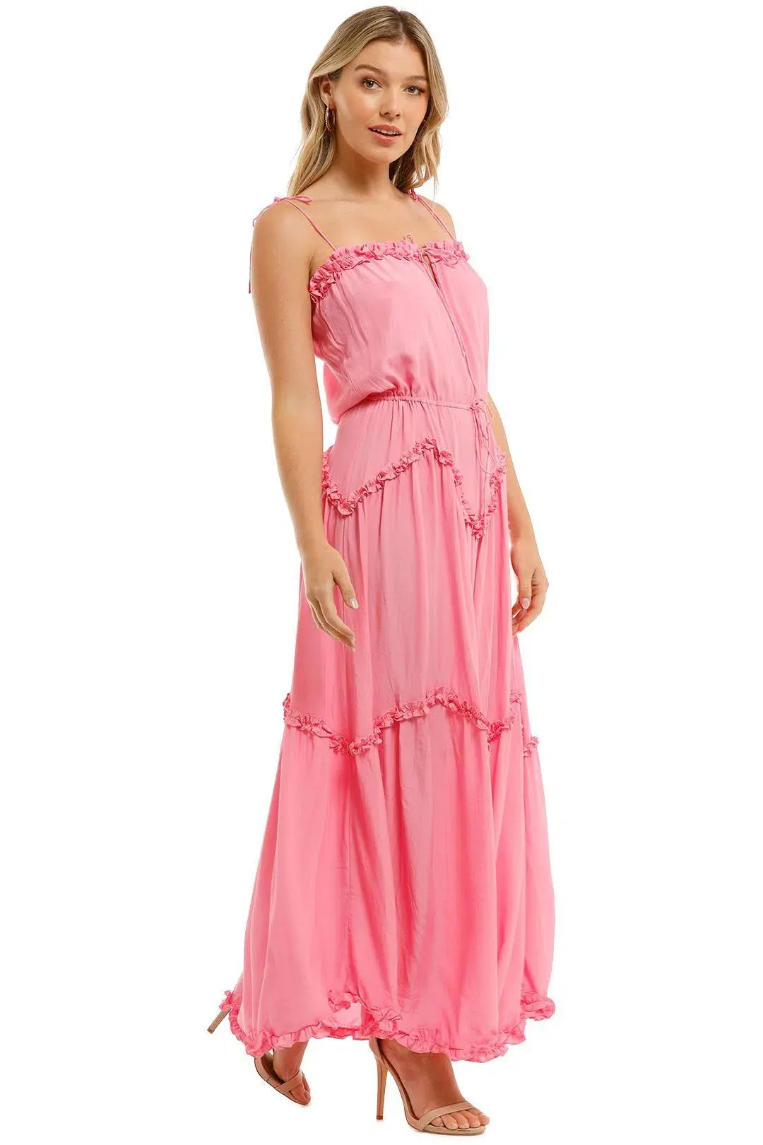 SWF Dynamic Maxi Dress Pink Size S/AU 8 - Image 2