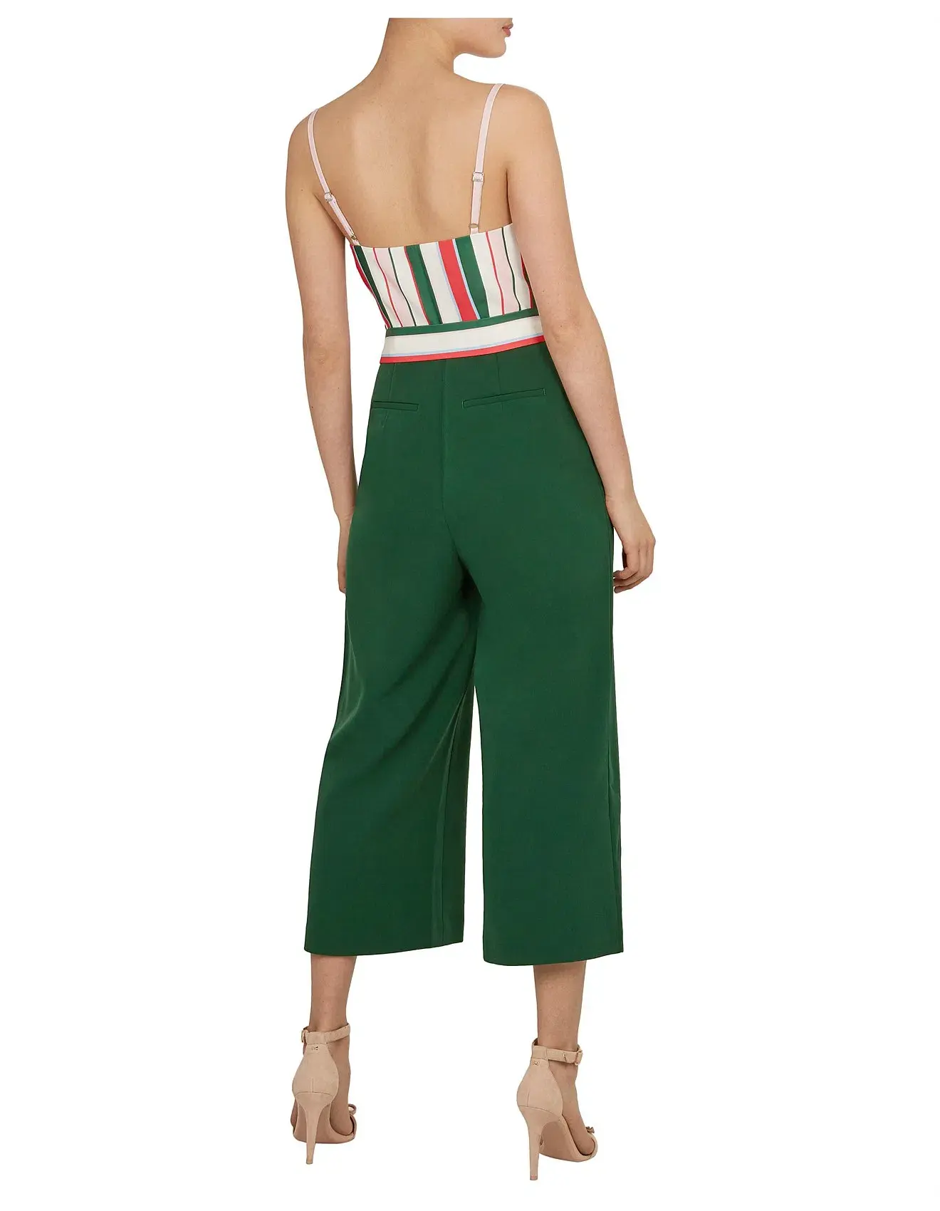 Ted Baker Jordin Tutti Frutti Stripe Jumpsuit in Multi Size 8 - Image 5