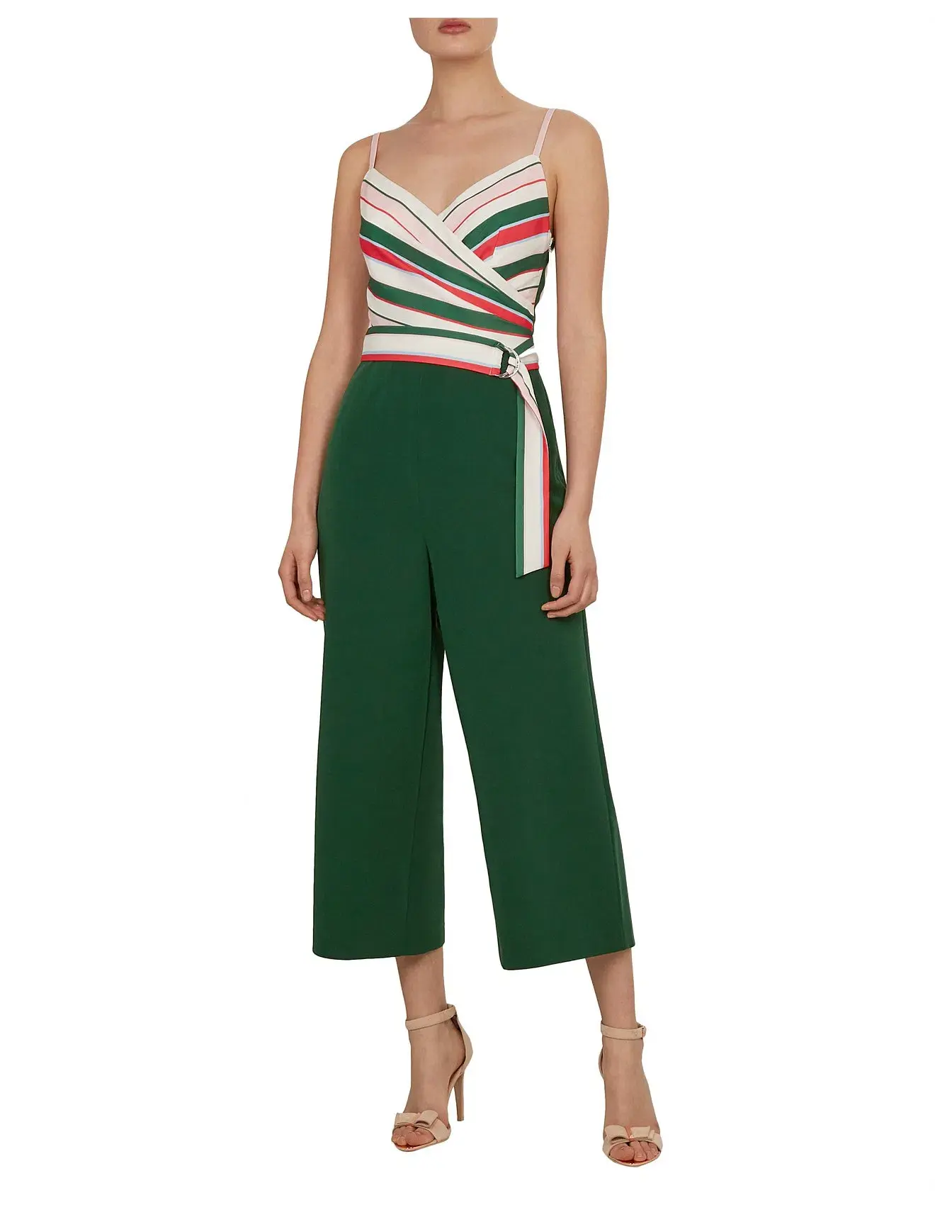 Ted Baker Jordin Tutti Frutti Stripe Jumpsuit in Multi Size 8 - Image 1