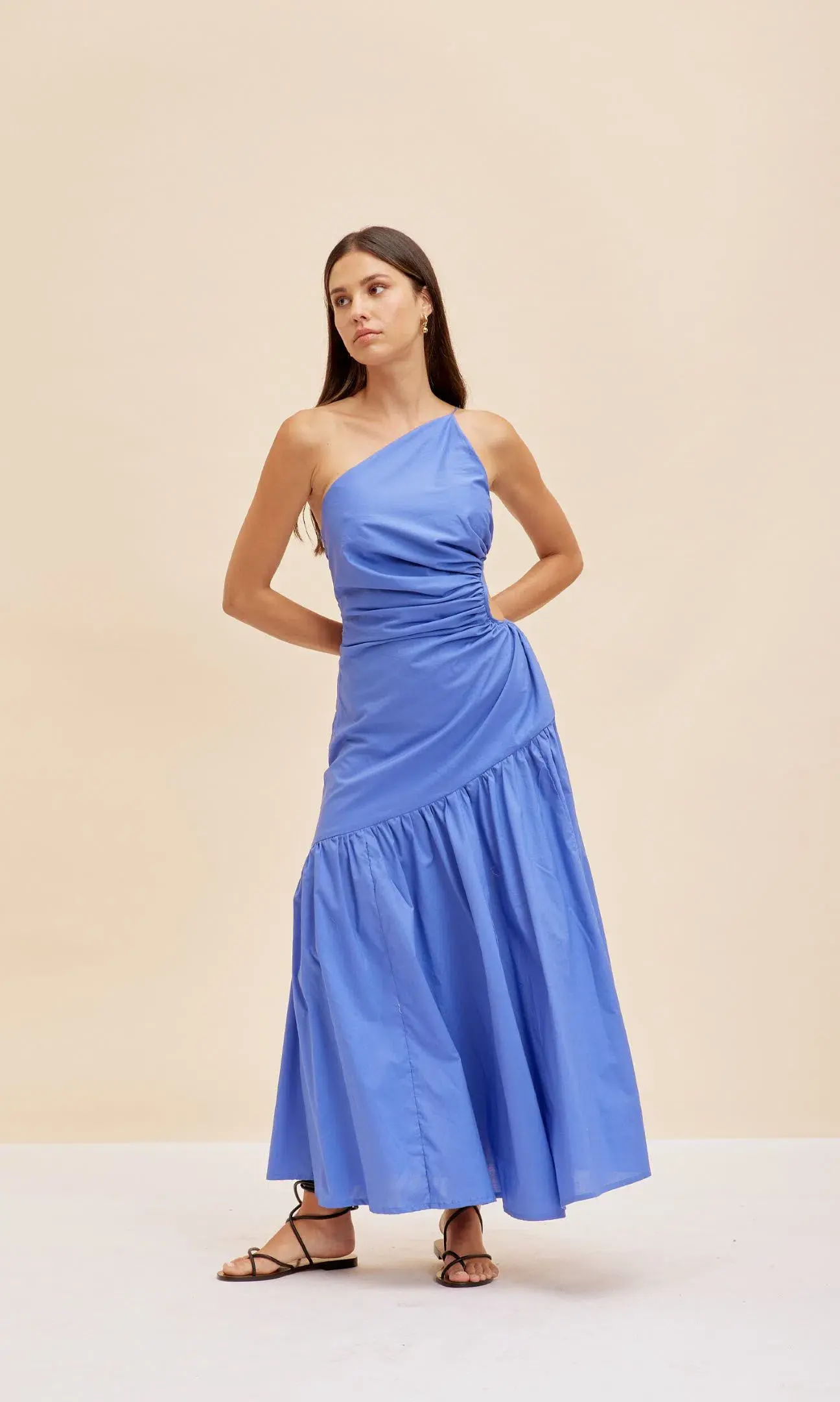 Ruby Bettina Cut Out Dress Blue Size 10 - Image 1