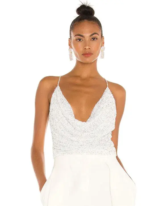 Retrofete Michal Top White Size 8 - Image 2