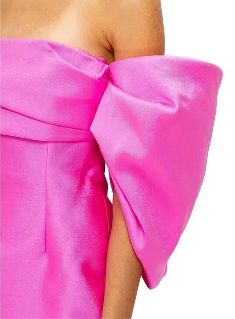 Solace London Elina Mini Dress Pink US 6 /AU 10 for rent on The Volte - main image