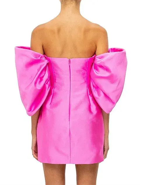 Solace London Elina Mini Dress Pink US 6 /AU 10 - Image 3