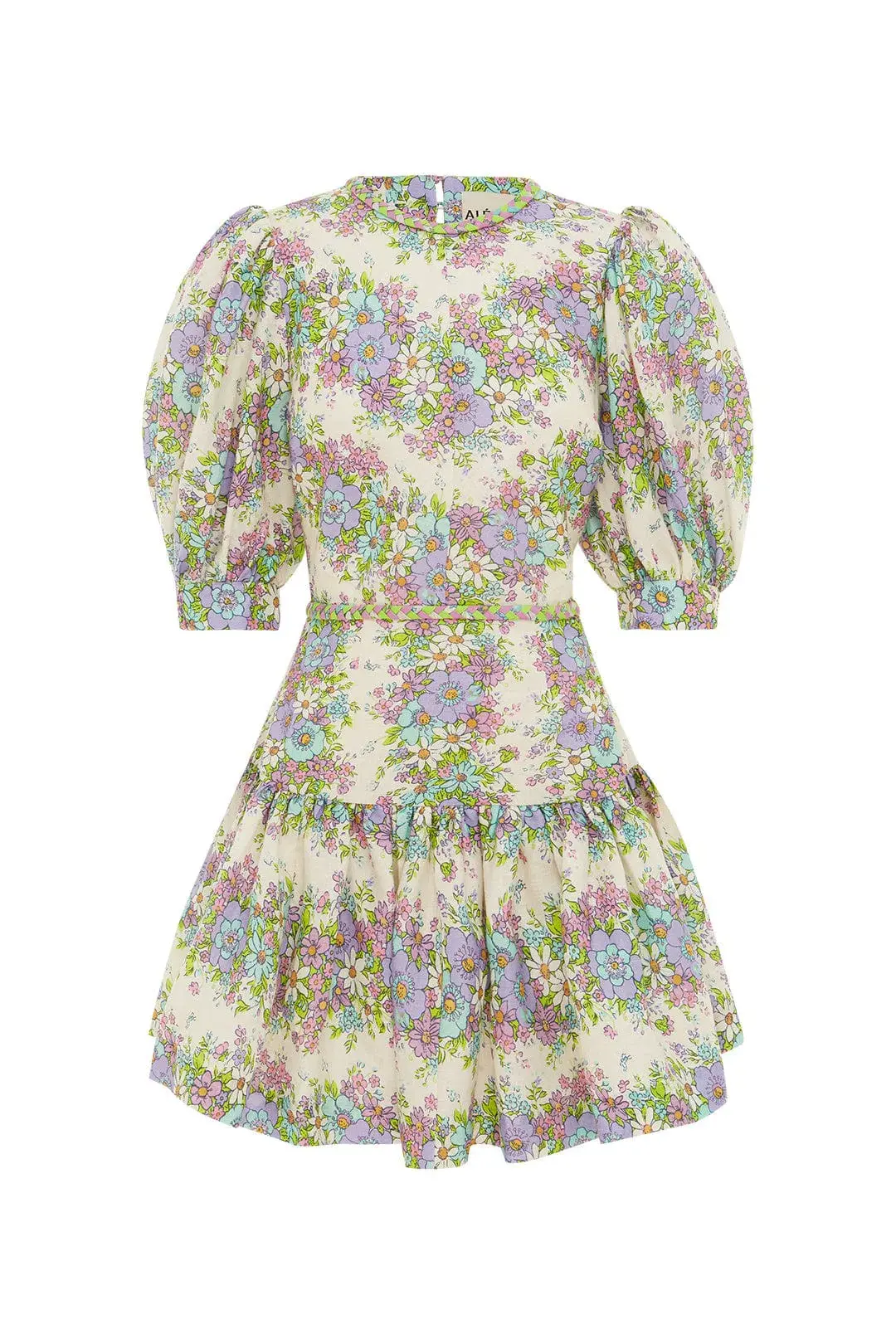 Alemais Agnes Mini Dress Cream Size AU 10 - Image 4