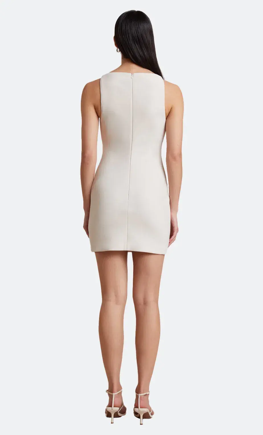 Bec & Bridge Clover Mini Dress in Vanilla Bean Cream Size AU 8 - Image 2