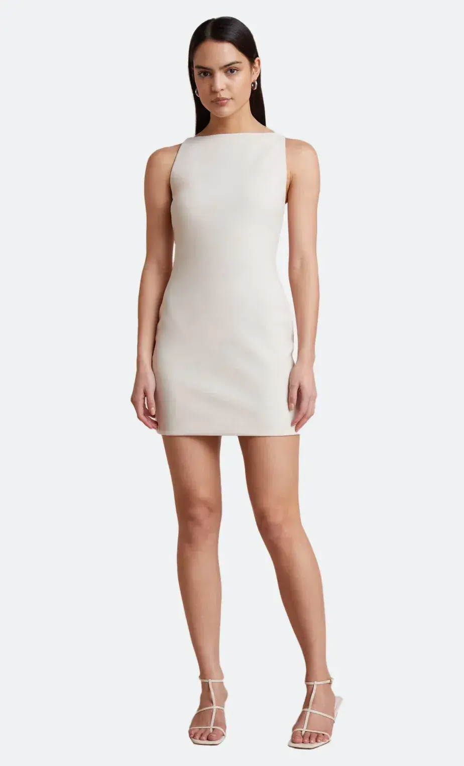 Bec & Bridge Clover Mini Dress in Vanilla Bean Cream Size AU 8 - Image 3