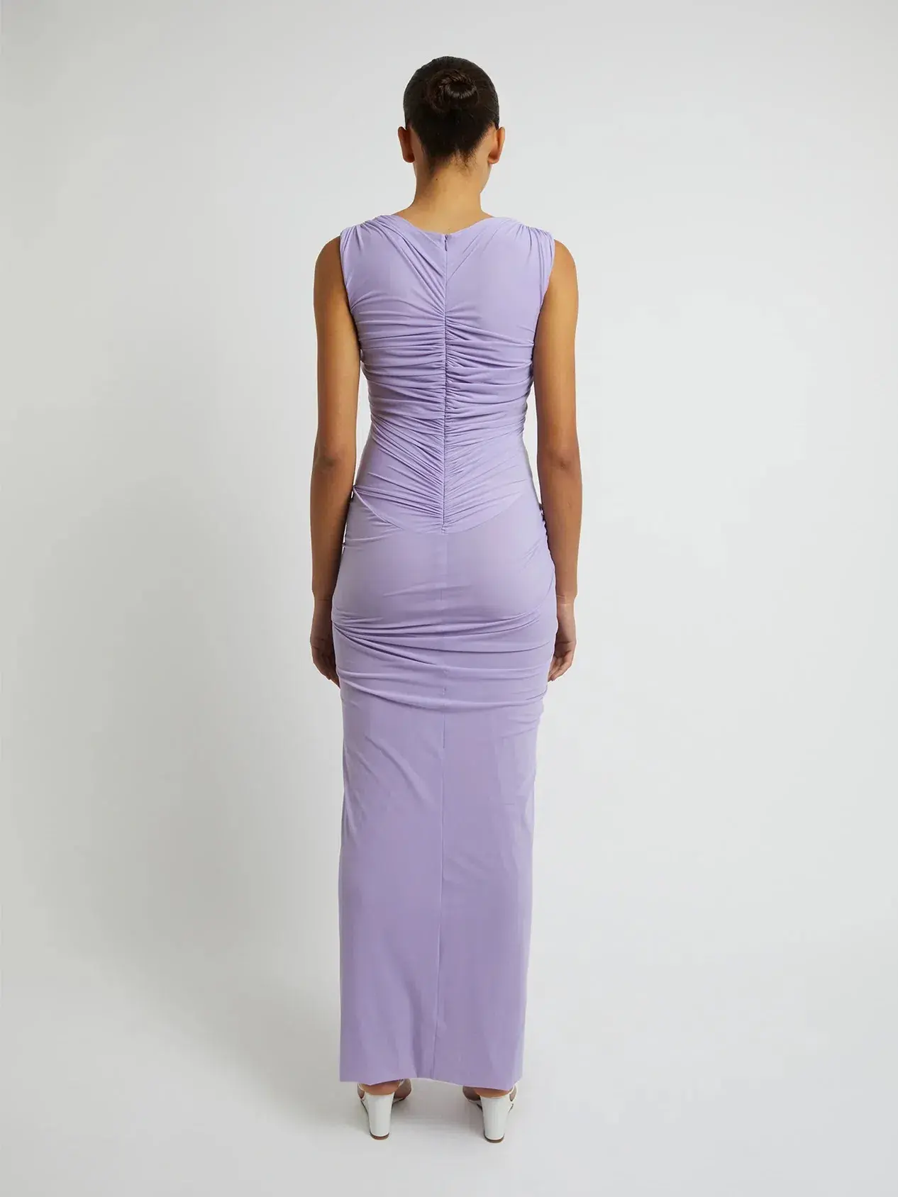 Christopher Esber Venus Tank Dress Lilac Size AU 8 - Image 3