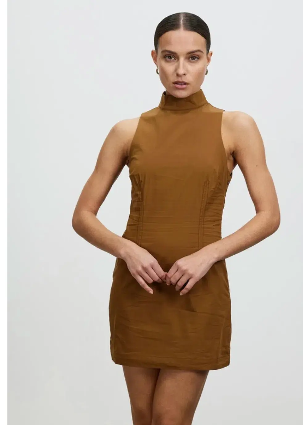 Lover Hadley Mini Dress Brown Size 8 - Image 2