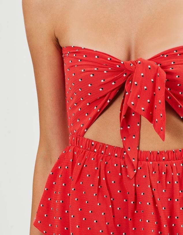 BELLE AMIE DRESS RED - Image 2