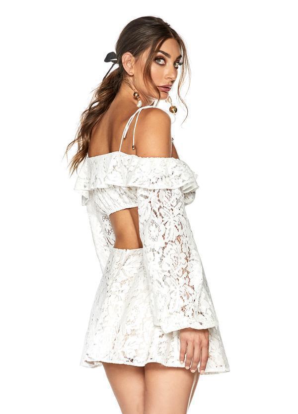 GOLDEN HOUR DRESS - WHITE - Image 3