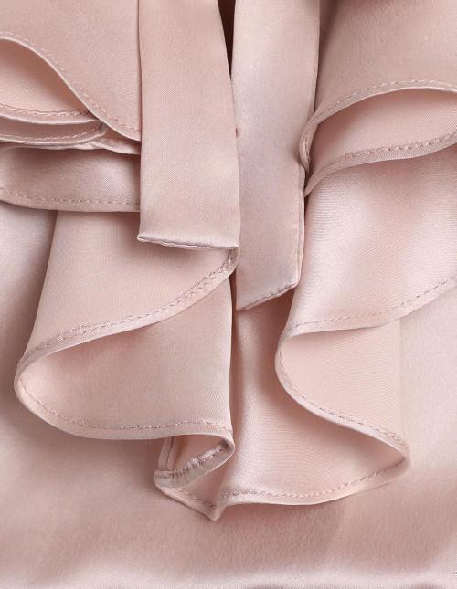 Zimmermann Flounce Off Shoulder Mini Dress Pink Size 8 - Image 4