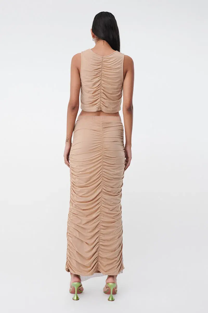 Suboo Dali Asymmetric Set (Top & Skirt) Nude Size XS / AU 6 - Image 3