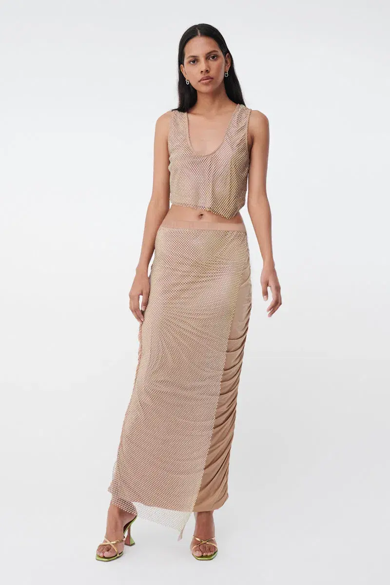 Suboo Dali Asymmetric Set (Top & Skirt) Nude Size XS / AU 6 - Image 1
