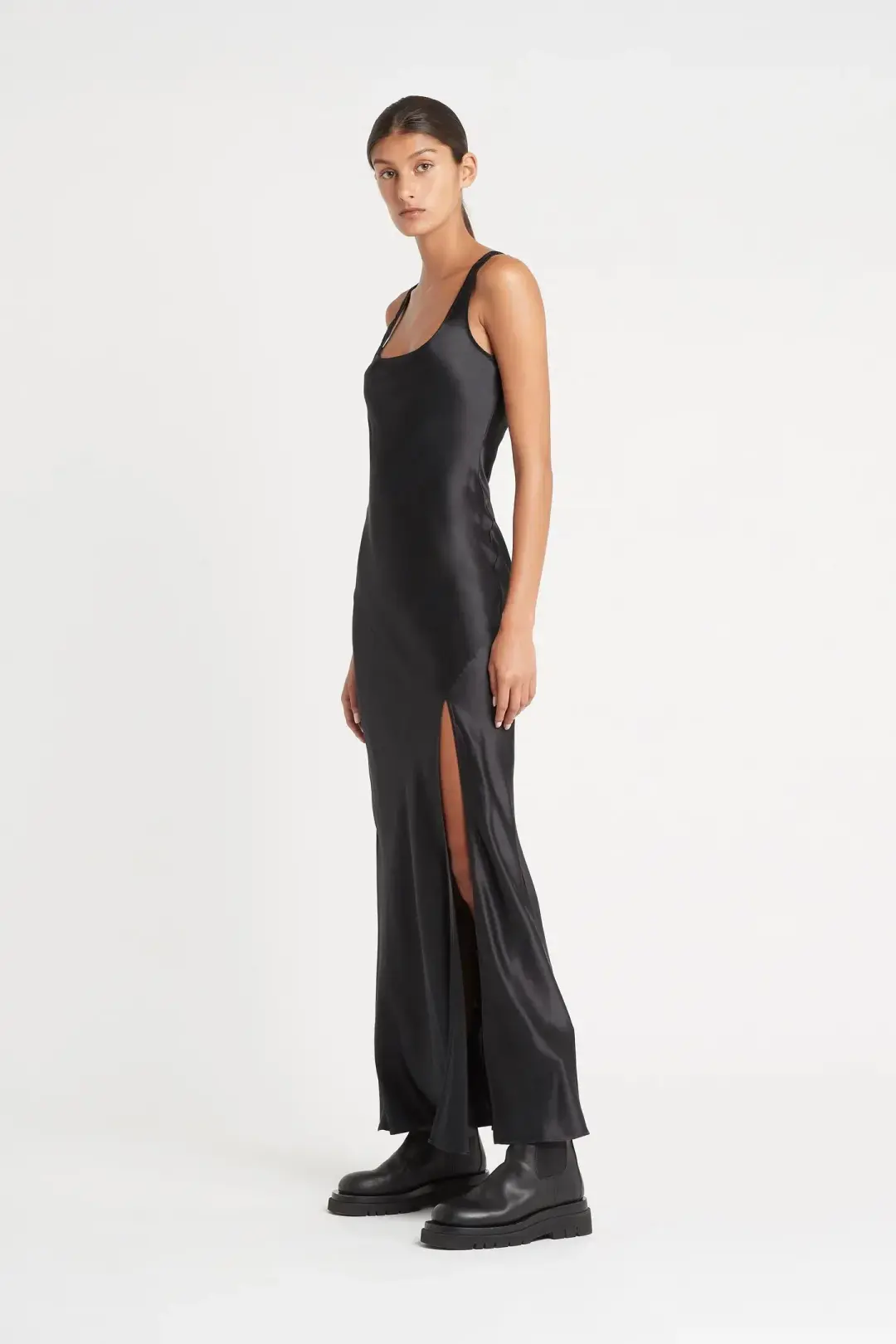 Sir the Label Editta Bias Dress Black Size 2 / AU 10 for rent on The Volte - main image