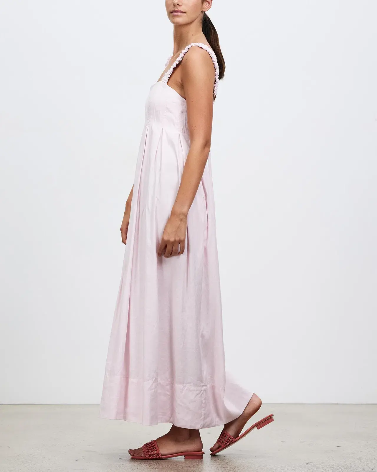 Acler Exclusive Exeter Dress Blush Size AU 8 - Image 2