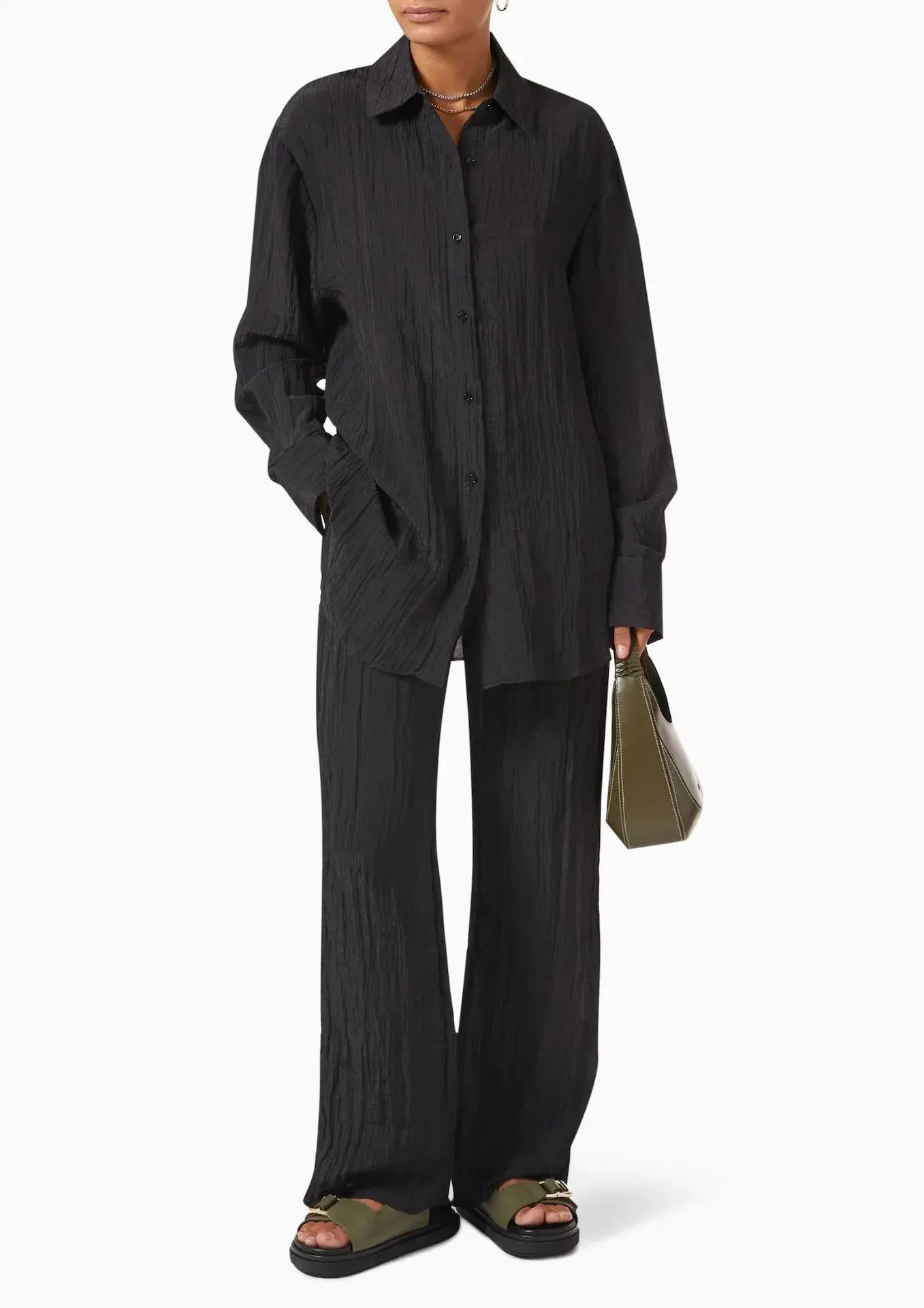 Sir the Label Suri Shirt and Pant Set Black Size AU 8 - Image 1