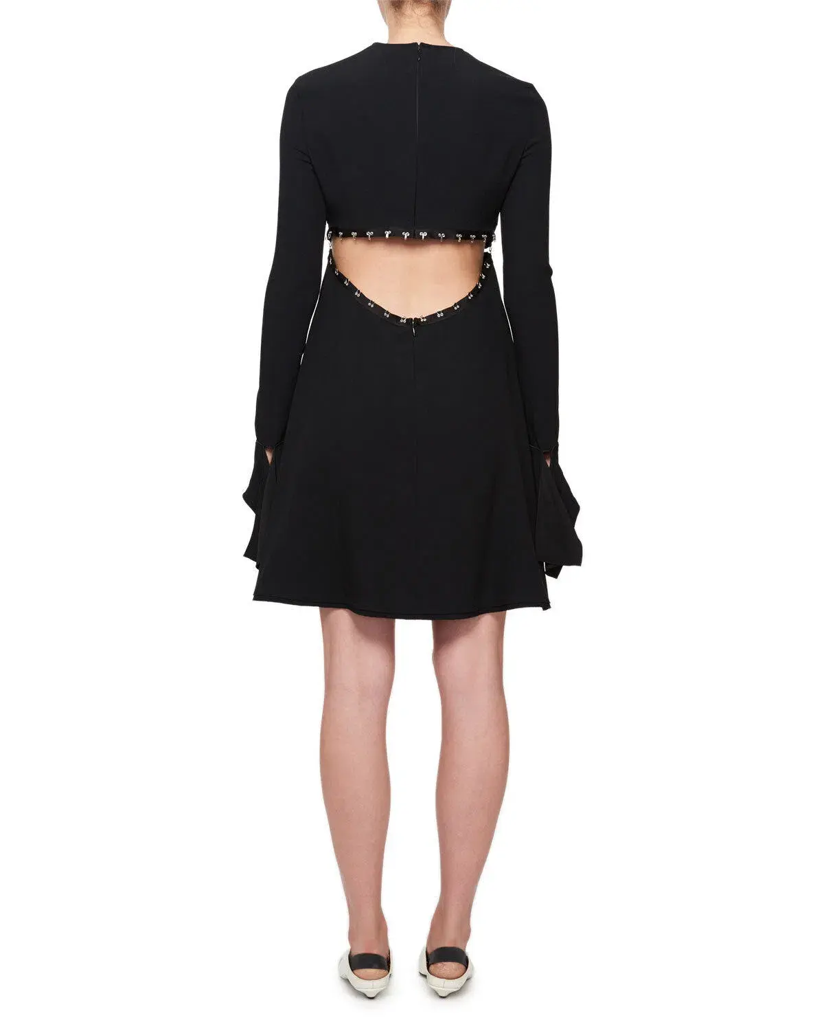 Proenza Schouler Hook And Eye Dress Black Size AU 8 - Image 3