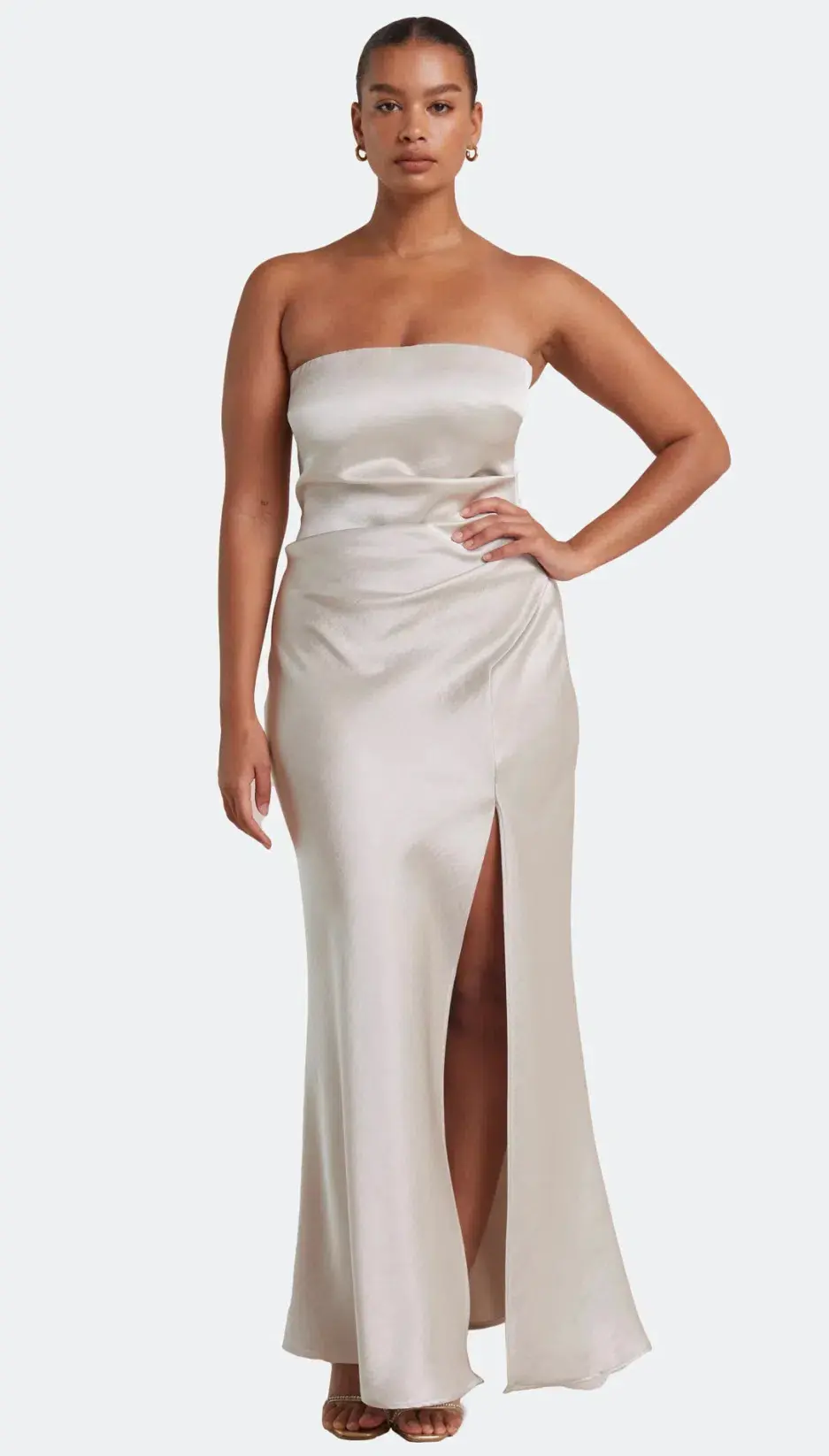 Bec & Bridge Dreamer Strapless Dress Sand Size AU 6  - Image 1