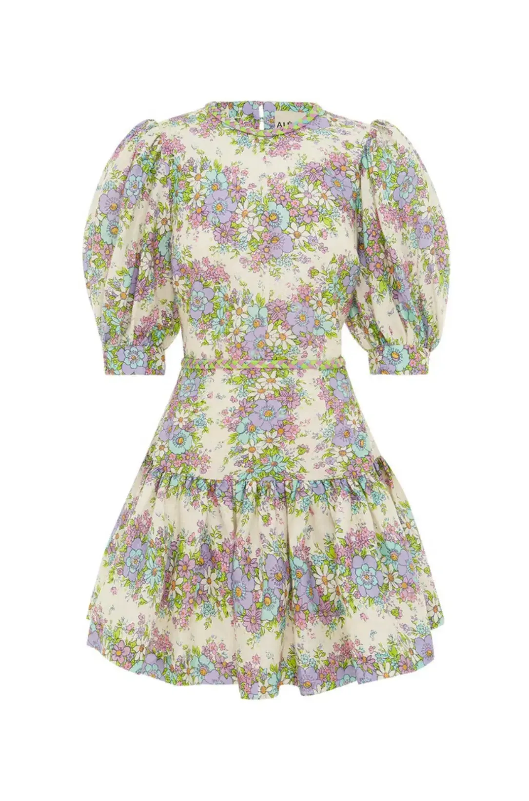 Alemais Alamos Agnes Mini Dress Cream Size AU 12  - Image 5