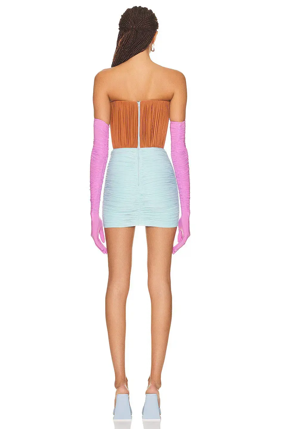 Alex Perry Stone Mini Dress Multi Size 8 for rent on The Volte - main image