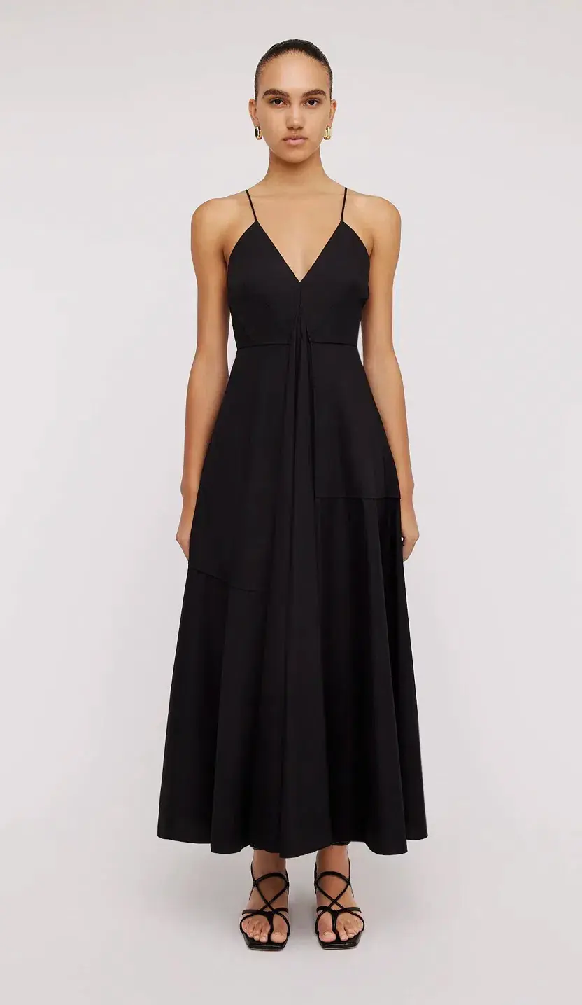 Scanlan and Theodore Parachute Dress Black Size 8 - Image 1