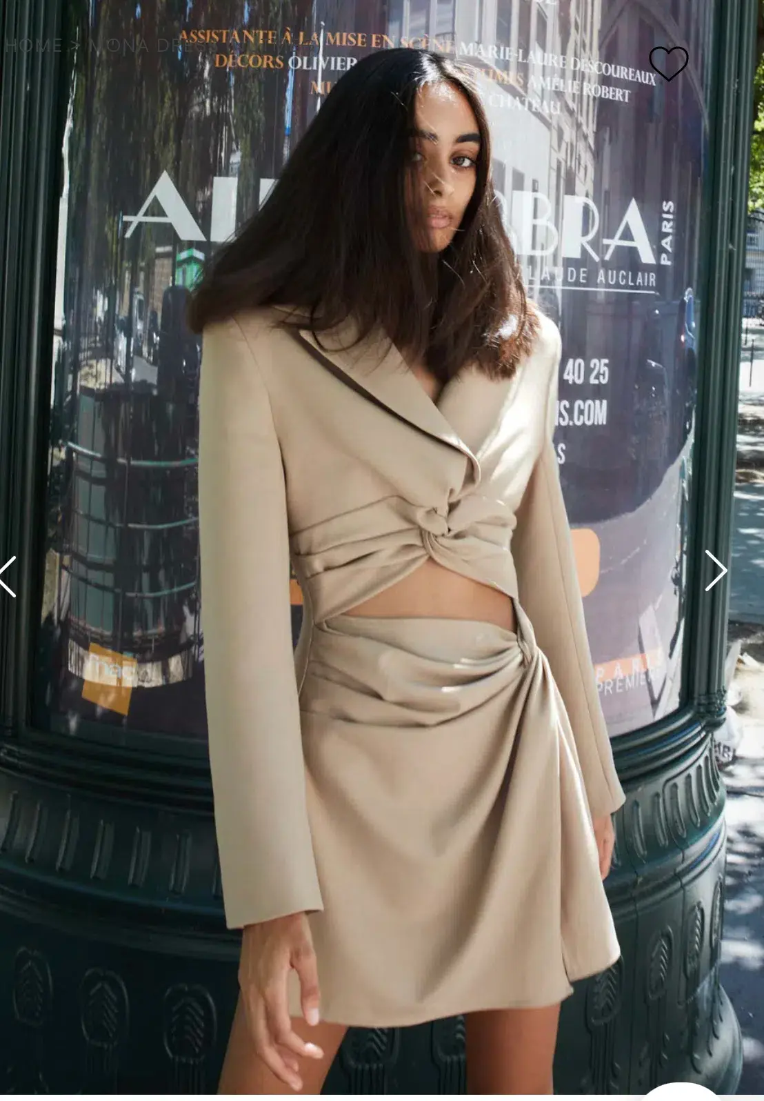 Anna Quan Mona Dress Beige Size 8  - Image 2