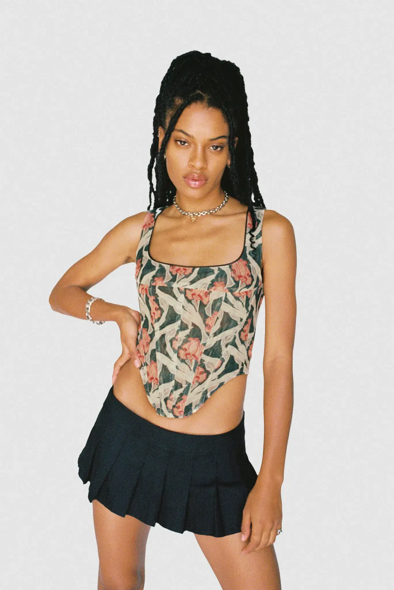 Miaou Campbell Corset Art Nouveau Size M/Au 10 - Image 1