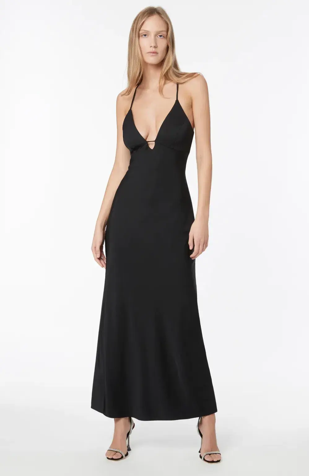 Manning Cartell Time To Shine Slip Dress Black Size AU 10 for rent on The Volte - main image