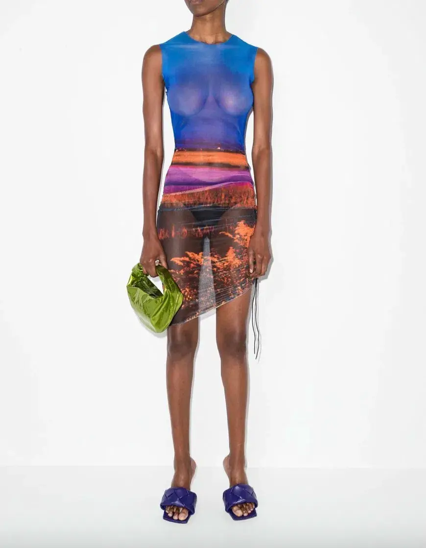 Louisa Ballou Heatwave Mesh Mini Dress Size M / AU 10 - Image 1