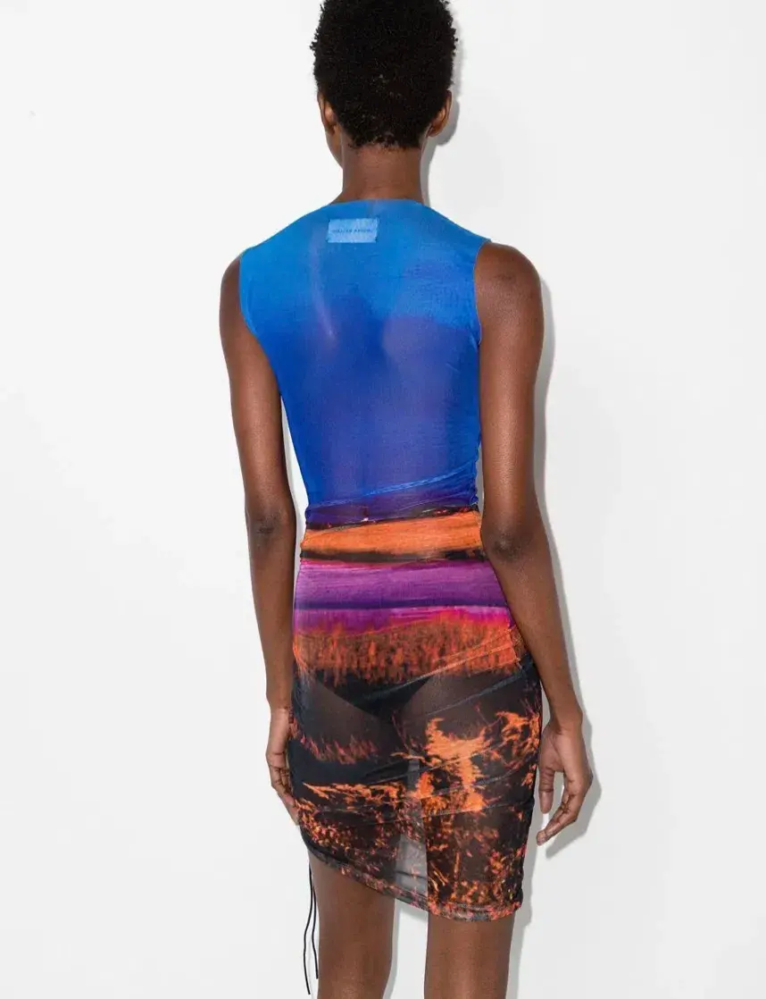 Louisa Ballou Heatwave Mesh Mini Dress Size M / AU 10 - Image 2