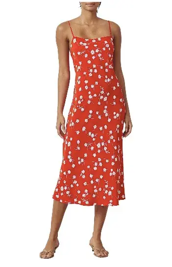 Bec & Bridge Daisy Dress Red Size AU 12 for rent on The Volte - main image
