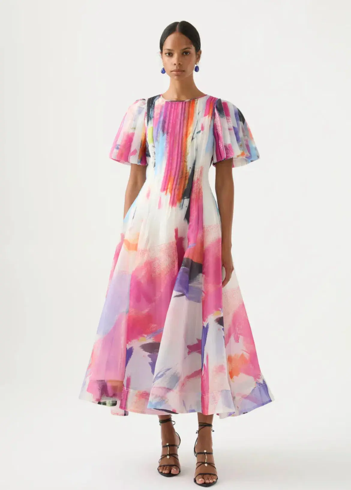 AJE Nova Pleated Midi Dress Size 6 - Image 1