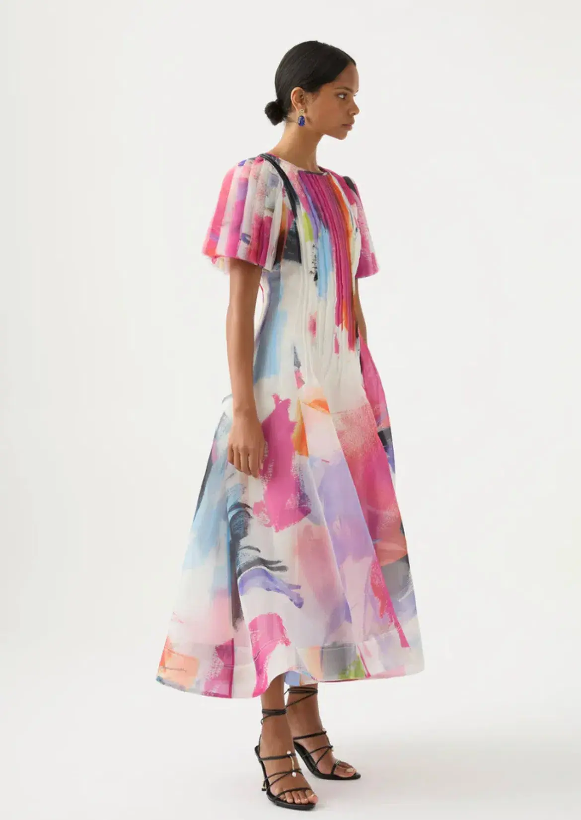 AJE Nova Pleated Midi Dress Size 6 - Image 2