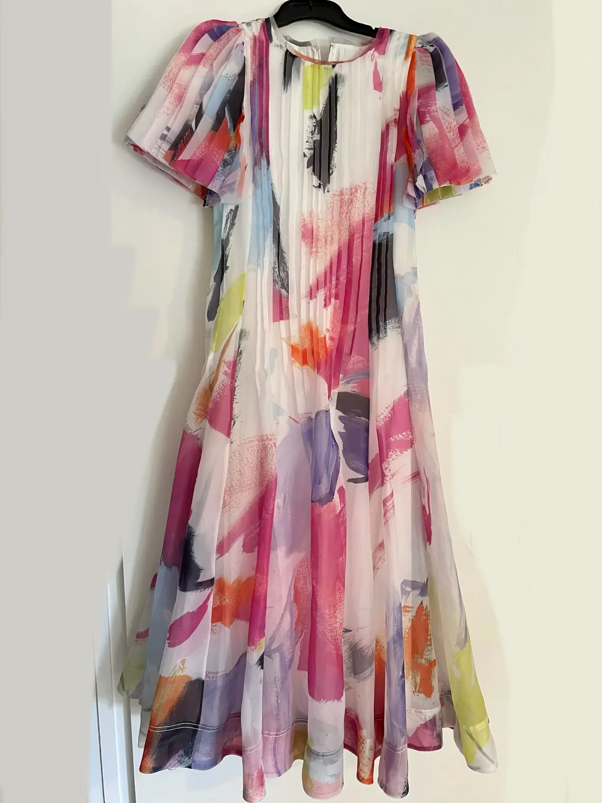 AJE Nova Pleated Midi Dress Size 6 - Image 4