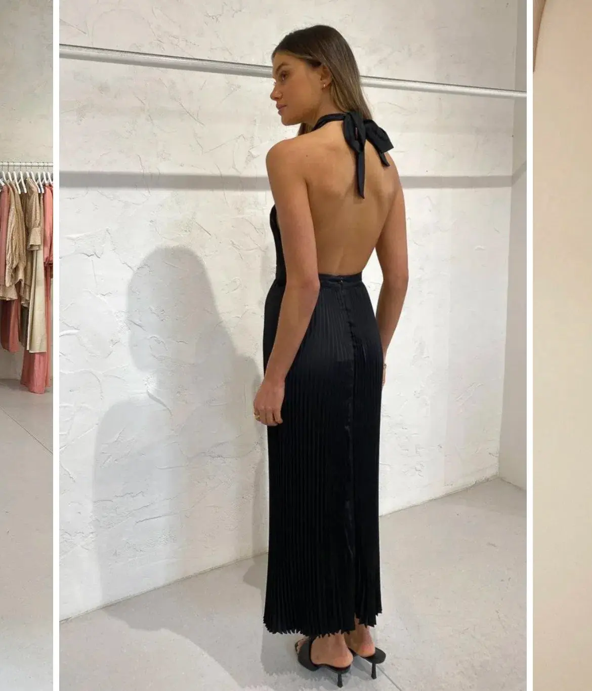 L'Idee Renaissance Gown Black Size AU 8 - Image 3