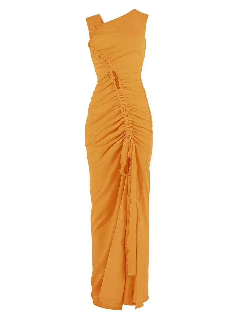 Tojha Lita Dress Tangerine Orange Size XS / AU 6 - Image 4