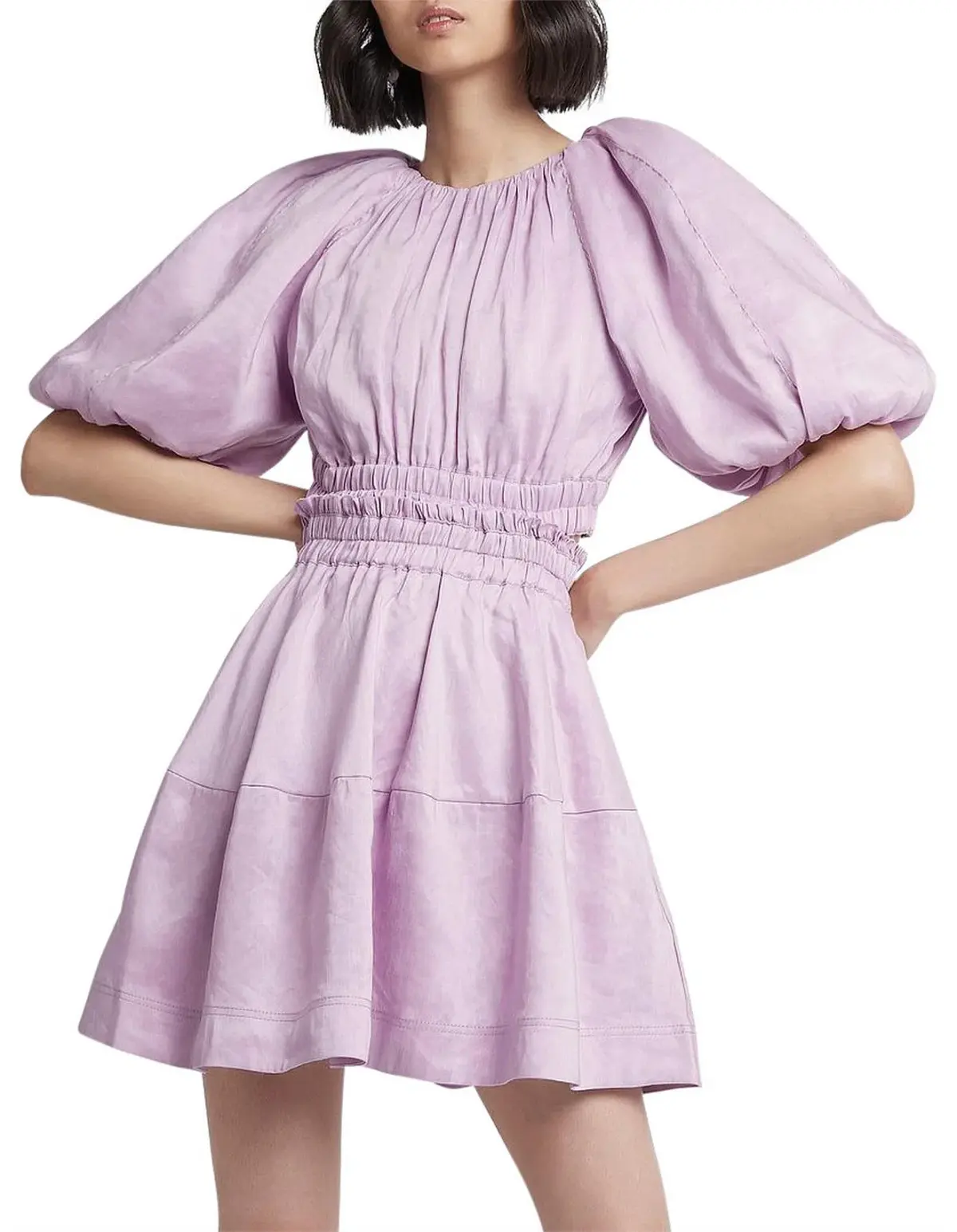 Aje Solitude Mini Dress Purple Size AU 10 - Image 3