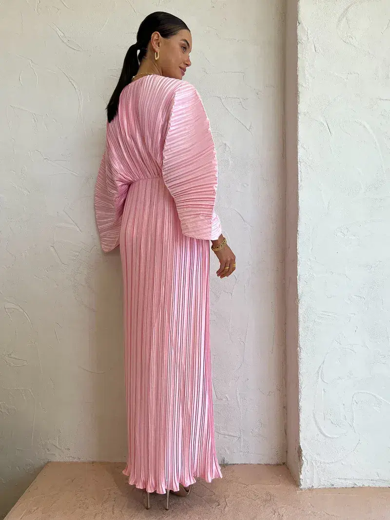 Sonya Gianna Dress In Dusty Rose Pink Size AU 8 - Image 3