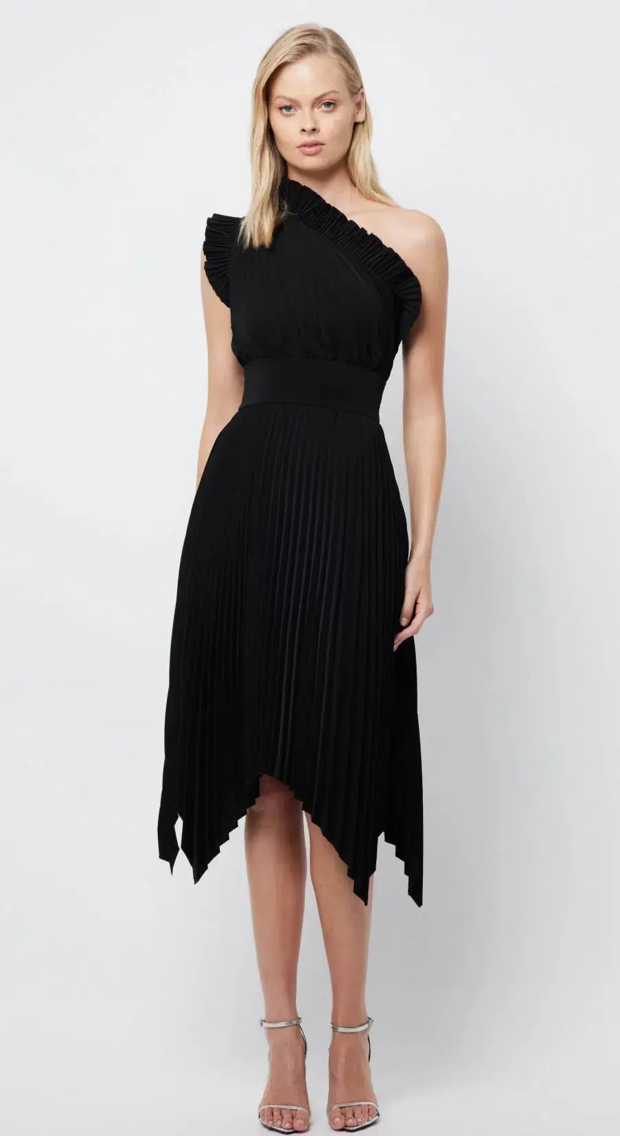 Mossman Lady Like Midi Dress Black Size 12 - Image 1